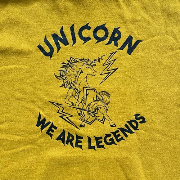 Vintage Tops - Yellow Skater Hoodie